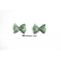 Boucles d'oreilles nœud papillon