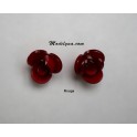 Boucles d'oreilles fleur