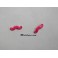 Boucles d'oreilles mini-moustache