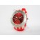 Montre silicone rouge