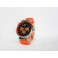 Montre silicone orange