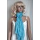 Foulard Paréo rond bleu turquoise