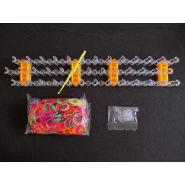 Kit métier à tisser loom band rainbow