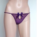 String sexy femme violet