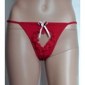 String sexy femme rouge