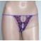 String ouvert femme Violet