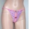 String ouvert femme violet/rose