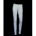 Pantalon femme slim blanc