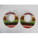 Boucles d'oreilles fantaisies rasta