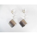 Boucles d'oreilles ressorts fantaisie