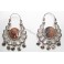 Boucles d'oreilles savoyardes plaqué argent