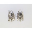 Boucles d'oreilles savoyardes plaqué argent