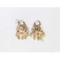 Boucles d'oreilles savoyardes fantaisie